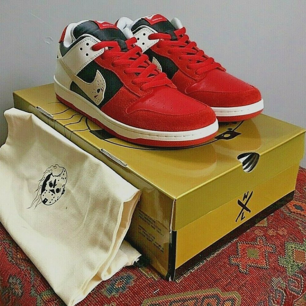 Warren Lotas Jason SB Dunk Low Red Size 10